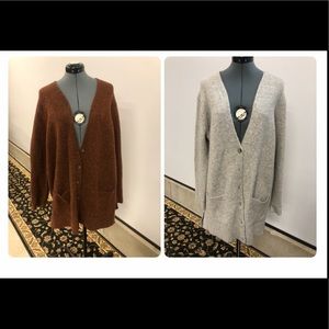 2-Old navy 3/4 length button sweaters long sleeve